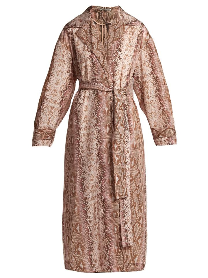 Emilia Wickstead Wallace Python-print Coat