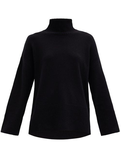 Matchesfashion.com Frame - High-neck Cashmere Sweater - Womens - Black