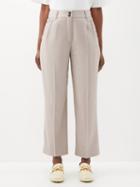 Cefinn - The Tegan Twill Straight-leg Trousers - Womens - Beige