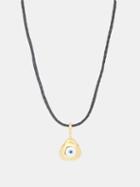 Lauren Rubinski - Evil Eye Enamel & 14kt Gold Necklace - Womens - Gold Multi