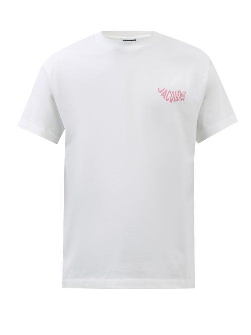Jacquemus - Vague Cotton-jersey T-shirt - Mens - White