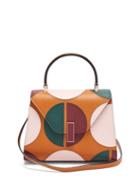 Matchesfashion.com Valextra - X La Double J Iside Small Leather Bag - Womens - Brown Multi