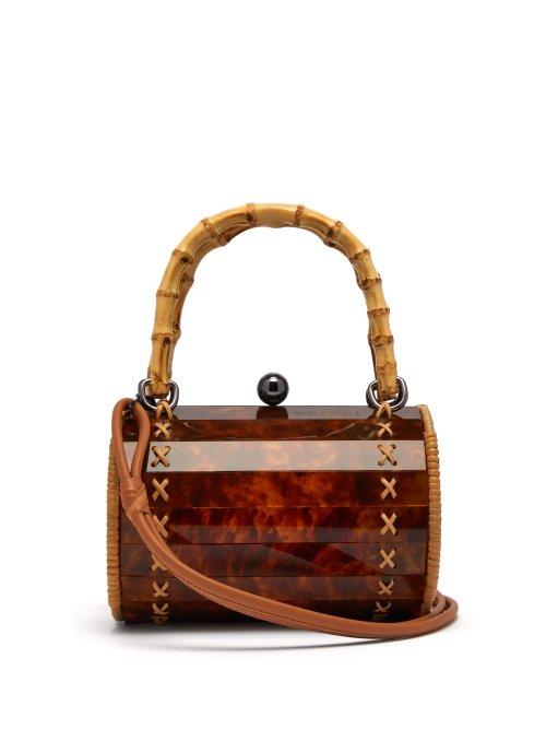 Matchesfashion.com Wai Wai - Alix Tortoiseshell Bag - Womens - Brown Multi