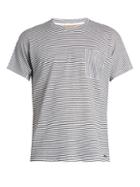Burberry Crew-neck Striped Cotton-blend T-shirt