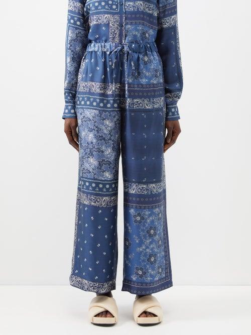 Weekend Max Mara - Pomez Trousers - Womens - Dark Blue