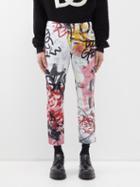 Dolce & Gabbana - Graffiti-print Jeans - Mens - Multi