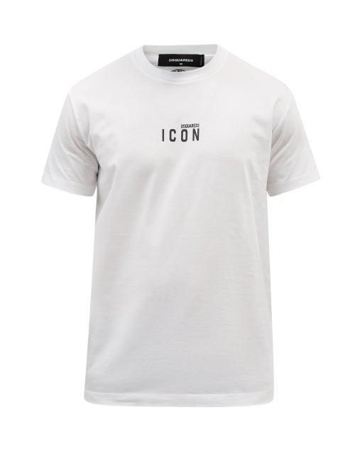Dsquared2 - Icon-print Cotton-jersey T-shirt - Mens - White