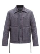 Matchesfashion.com Craig Green - Topstitched Quilted Nylon Jacket - Mens - Navy