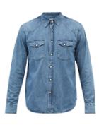 Officine Gnrale - Felix Cotton-denim Shirt - Mens - Blue