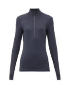 Matchesfashion.com Fusalp - Gemini Iii Half-zip Mid-layer Top - Womens - Navy