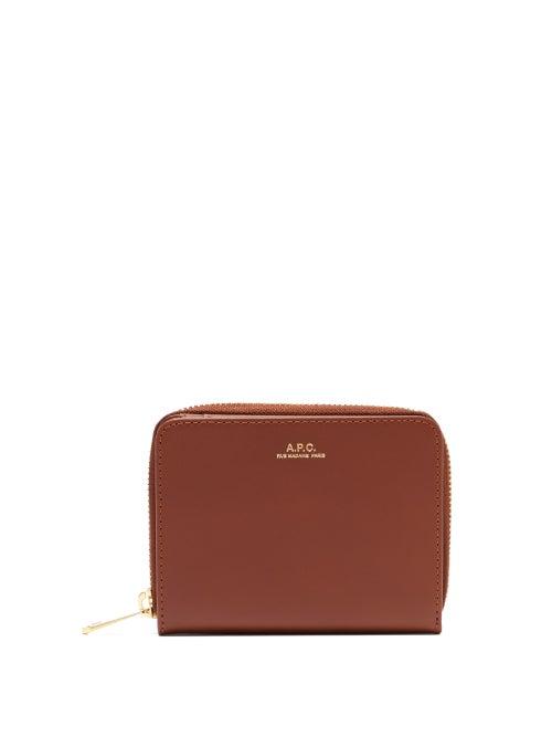 Matchesfashion.com A.p.c. - Emmanuelle Zip-around Leather Wallet - Womens - Tan