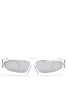 Matchesfashion.com Marques'almeida - Angular Frame Acetate Sunglasses - Womens - Clear