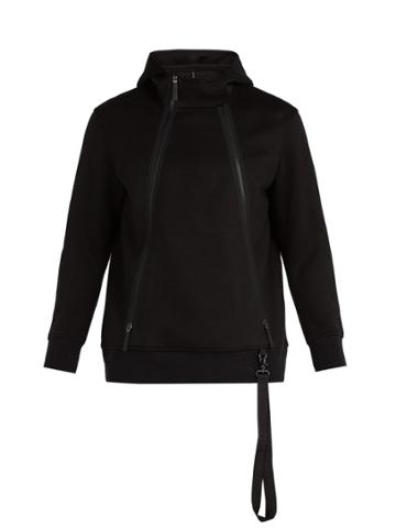 Blackbarrett By Neil Barrett Zip-through Jersey Hooded Sweatshirt