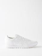 Comme Des Garons Shirt X Asics - Oc Runner Faux-leather Trainers - Mens - White