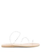 Matchesfashion.com Ancient Greek Sandals - Apli Eleftheria Crystal-studded Pvc Sandals - Womens - Clear