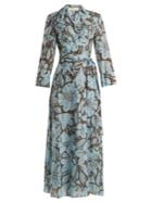 Diane Von Furstenberg Leclaire-print Cotton-blend Wrap Dress