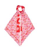 Balenciaga - Logo-jacquard Floral-print Silk Scarf - Womens - Pink Multi
