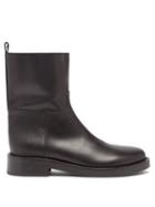 Matchesfashion.com Ann Demeulemeester - Panelled Leather Boots - Mens - Black