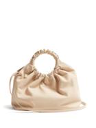 Matchesfashion.com The Row - Double Circle Xl Leather Bag - Womens - Cream