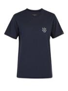 Matchesfashion.com Rag & Bone - Dagger Print Cotton T Shirt - Mens - Navy