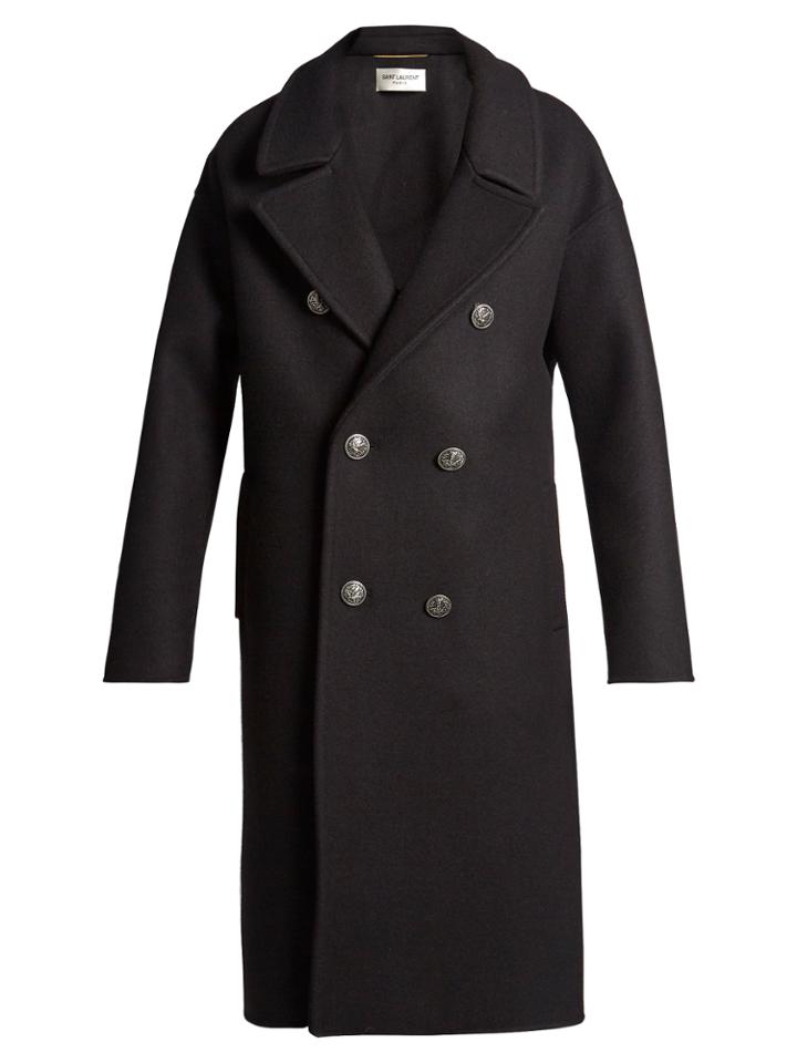 Saint Laurent Oversized Double-breasted Coat