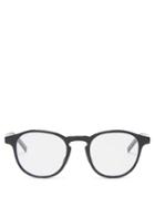 Matchesfashion.com Dior Homme Sunglasses - Round Frame Acetate Glasses - Mens - Black
