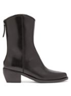 Matchesfashion.com Legres - Leather Western Boots - Womens - Black