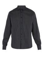 Matchesfashion.com Arj - The Jame Striped Shirt - Mens - Navy