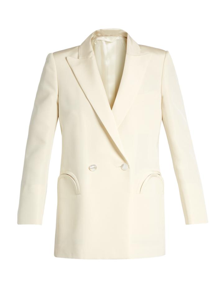 Blazé Milano Midnight Smoking Shamrock Silk-faille Blazer