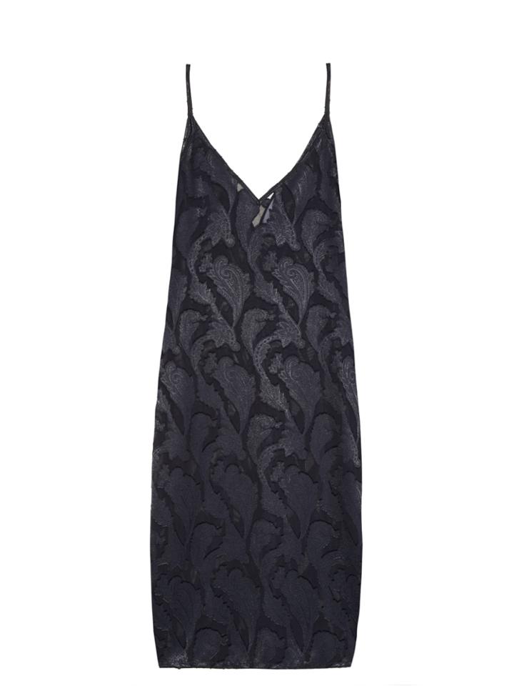 Raey V-neck Paisley Fil Coup Slip Dress