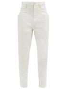 Matchesfashion.com Isabel Marant - Nadeloisa High-rise Panelled Jeans - Womens - White