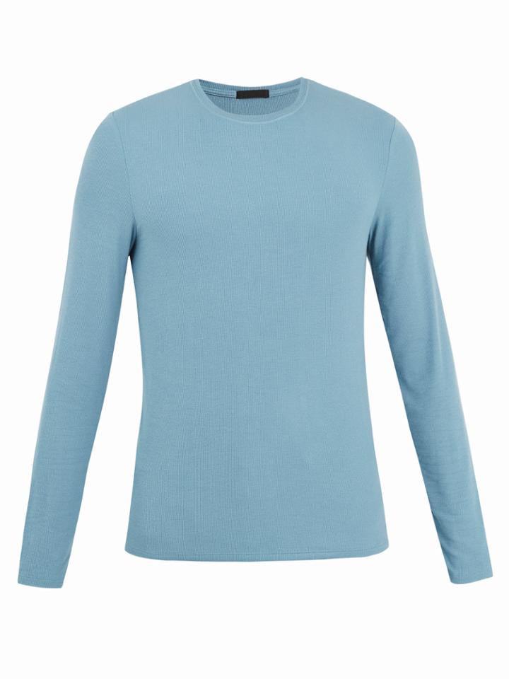 Atm Crew-neck Ribbed-jersey T-shirt