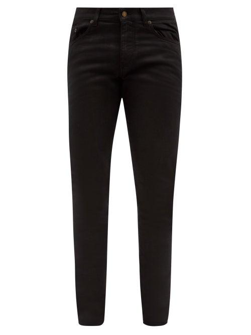 Saint Laurent - Low-rise Slim-leg Jeans - Mens - Black