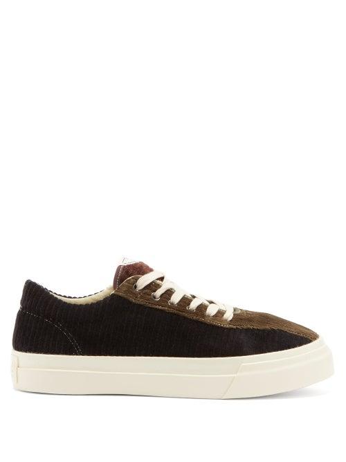 Matchesfashion.com Stepney Workers Club - Dellow Corduroy Trainers - Mens - Black Multi