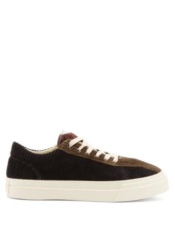 Matchesfashion.com Stepney Workers Club - Dellow Corduroy Trainers - Mens - Black Multi