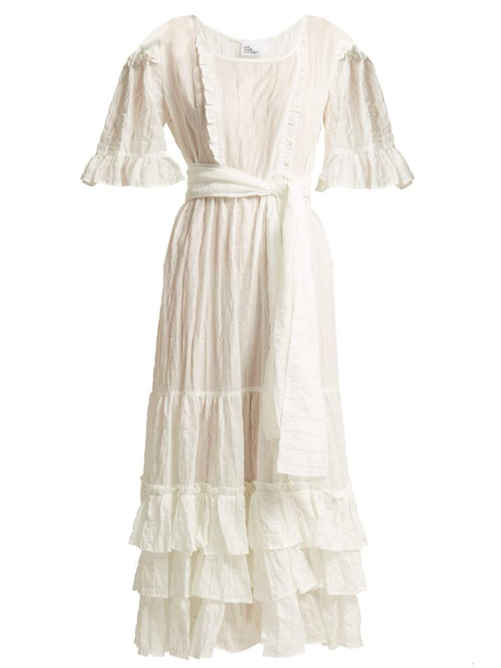 Lisa Marie Fernandez January Seersucker Dress