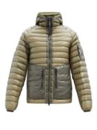 Matchesfashion.com C.p. Company - Goggle-lens Hooded Down Jacket - Mens - Green