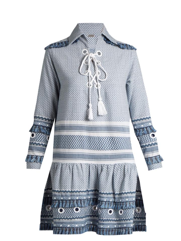 Dodo Bar Or Gadielle Tassel-embellished Cotton Dress
