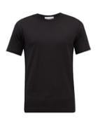 Comme Des Garons Shirt - Logo-print Cotton-jersey T-shirt - Mens - Black