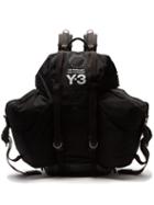 Matchesfashion.com Y-3 - Logo Print Backpack - Mens - Black