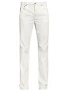Matchesfashion.com Balenciaga - Distressed Cuff Slim Leg Jeans - Mens - White