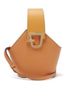 Matchesfashion.com Danse Lente - Johnny Mini Leather Bucket Bag - Womens - Orange Multi