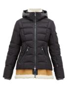 Matchesfashion.com Bogner - Elya D Shearling Insert Down Filled Jacket - Womens - Black