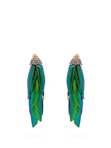 Bibi Van Der Velden Scarab Bunch Earrings