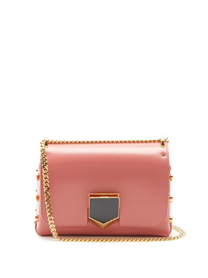 Jimmy Choo Lockett Petite Leather Shoulder Bag