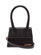 Jacquemus - Chiquito Medium Leather Bag - Womens - Black