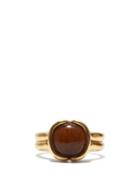 Matchesfashion.com Fernando Jorge - Cushioned Tiger's Eye & 18kt Gold Ring - Mens - Yellow Gold