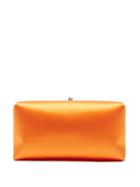 Matchesfashion.com Jil Sander - Padded Satin Clutch - Womens - Orange