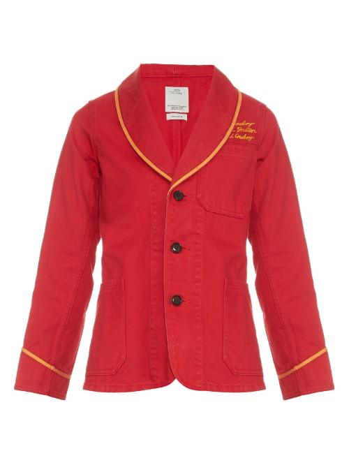 Visvim Holmby Embroidered Denim Jacket