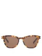 Matchesfashion.com Saint Laurent - Kate Round Tortoiseshell-acetate Sunglasses - Womens - Tortoiseshell